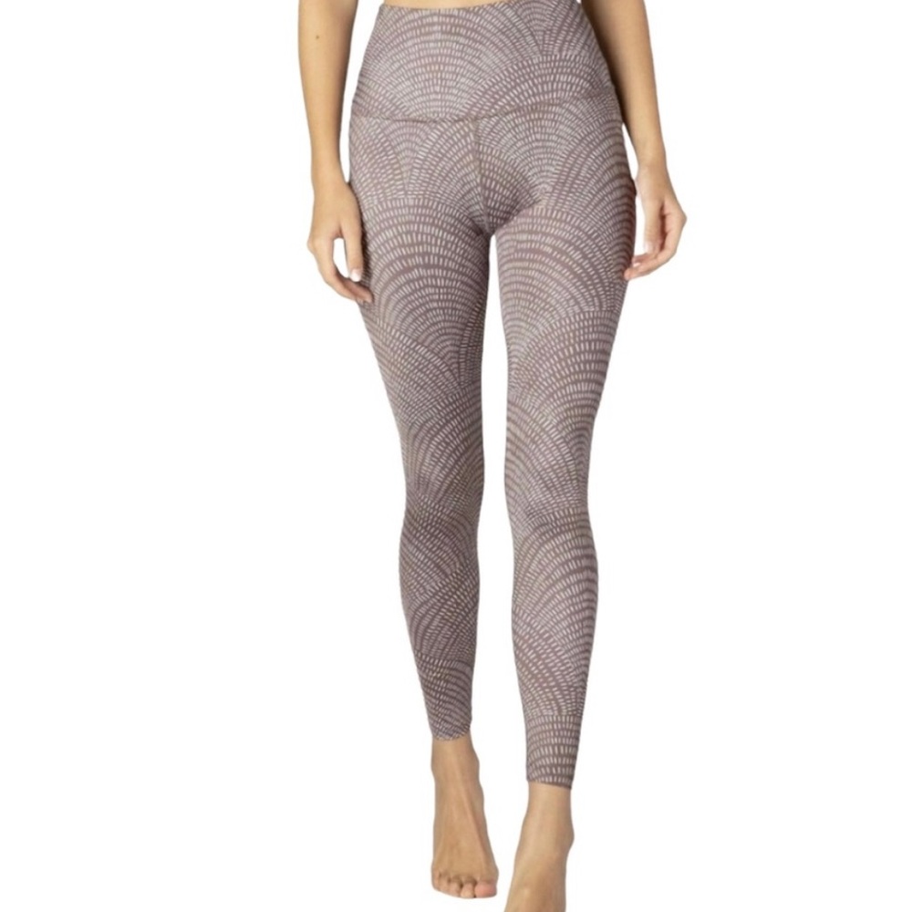 Beyond Yoga Yoga Lux High Rise Printed Leggings Medium